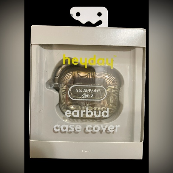 heyday Other - heyday Apple AirPods 3rd Generation Hardshell Case with Clip - Gold